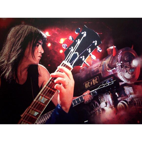 AC/DC Original NOS Pinball Machine Translite Art Sheet Hard Rock Heavy Metal - Picture 4 of 9